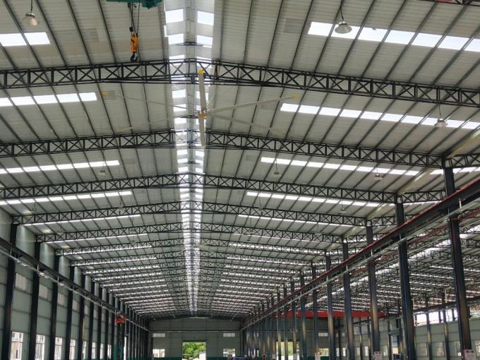 7,3 metros (los 24FT) de Hvls de techo de fan de ventilador grande industrial del ventilador usado en espacio grande y alto